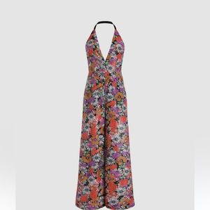 Cider Sequin Floral Jumpsuit